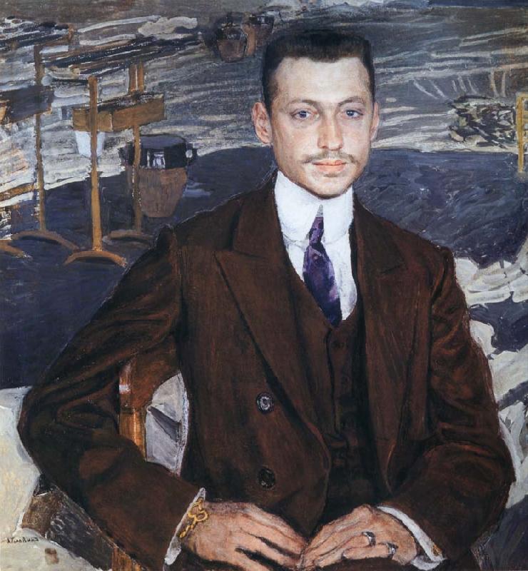 Alexander Yakovlevich GOLOVIN Portrait of Comte Germany oil painting art